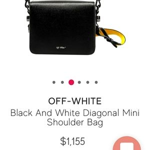 Off - White mini bag in black